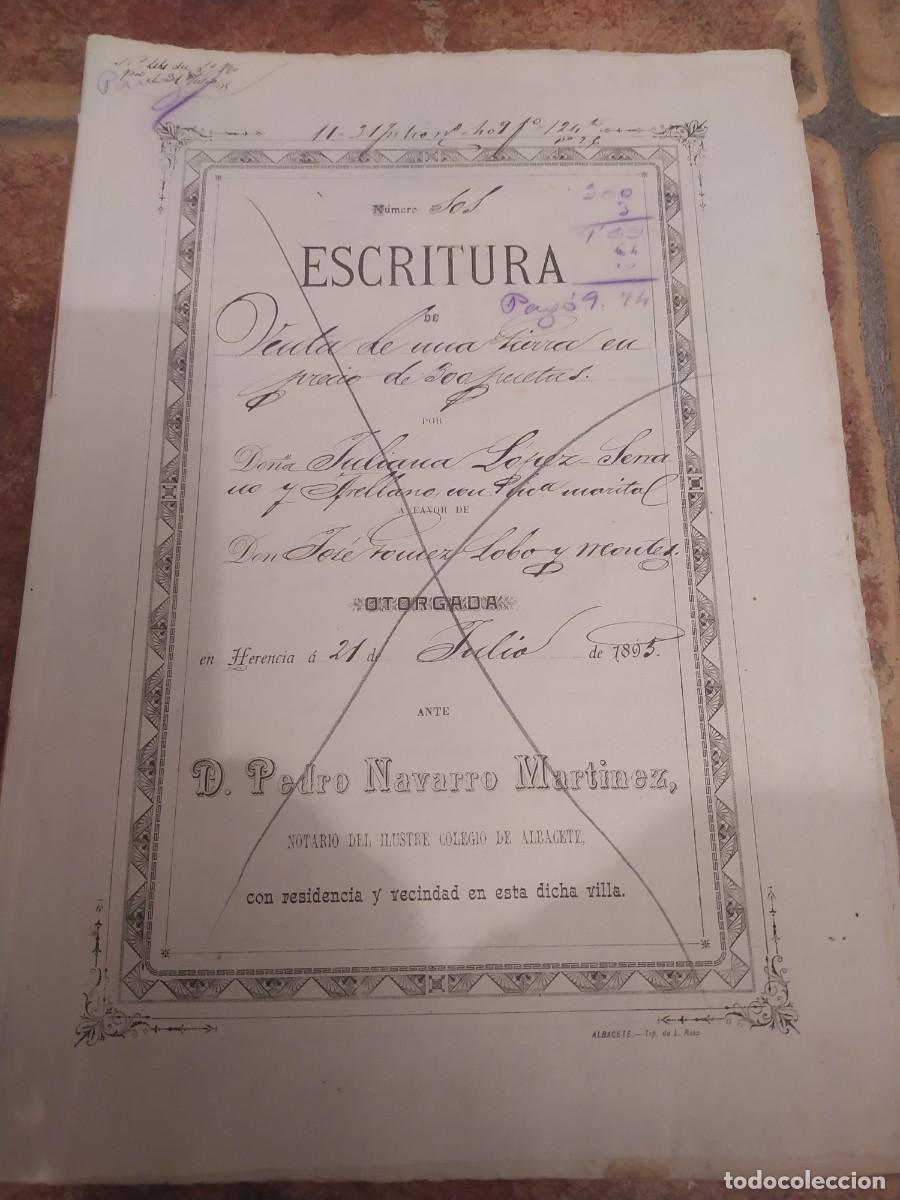 Manuscritos antiguos: Documento Antiguo, Escritura - Foto 1