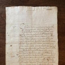 Manuscritos antiguos: AÑO 1621. LOUZARA. PRADUELO. LUGO. CATALINA-DAIZA. MUJER DOCAMPO, PODER DE SU MARIDO.