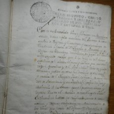 Manuscritos antiguos: NOBLEZA. MANUSCRITO IGNASIA PADELLAS TOGORES- BERNARDINO PADELLAS CASAMITJANA PUIG. BARCELONA 1776