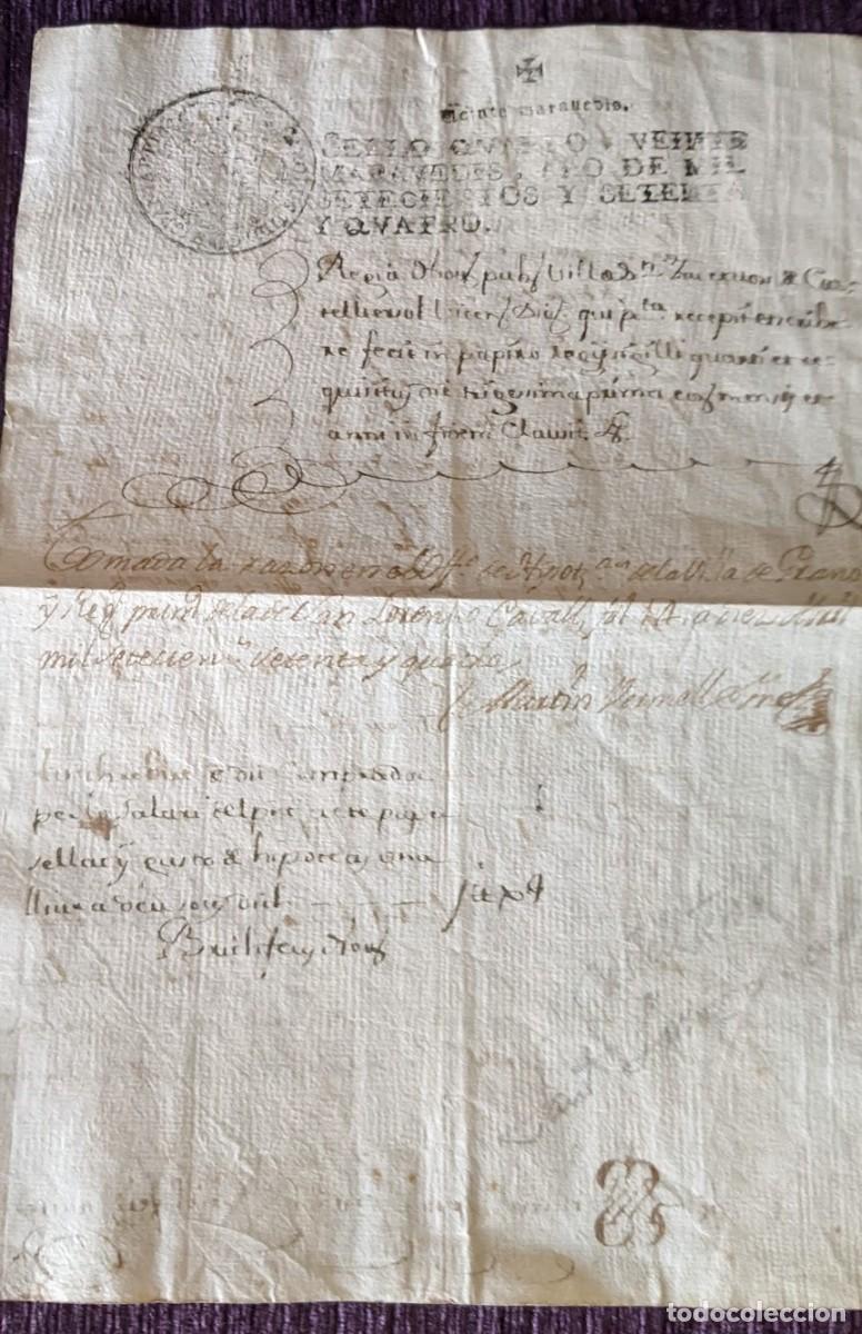 Manuscritos antiguos: 3 MANUSCRITOS DE CASTELLTER&Ccedil;OL SIGLO XVIII - Foto 1