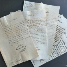 Manuscritos antiguos: 1842 CUBA LOTE DE 5 DOCUMENTOS FIRMADOS POR CAPITAN GENERAL GERÓNIMO VALDÉS NORIEGA CONDE VILLARÍN