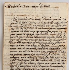 Manuscritos antiguos: NAVARRA SIGLO XVIII - LOTE DE DOCUMENTOS SOBRE JUAN IGNACIO DE URRIZA
