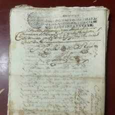 Manuscritos antiguos: MANUSCRITO SELLO CUARTO 1699. Lote 387020984
