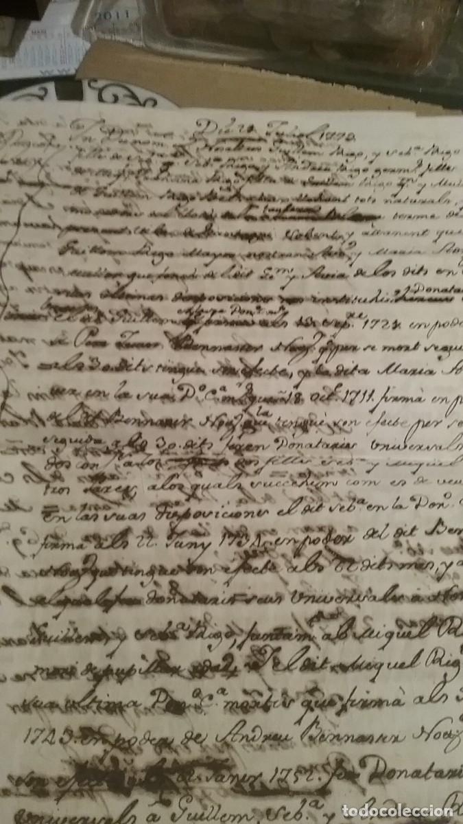 Manuscritos antiguos: Manuscrito. Poder 21 de julio 1773 (705-1) - Foto 1