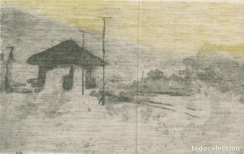 Alte Manuskripte: L. Garc&iacute;a Montero. &rdquo;Fotograf&iacute;as veladas de la lluvia&rdquo;. Ilustraci&oacute;n de Juan Vida. Manuscrito n&ordm; 3.