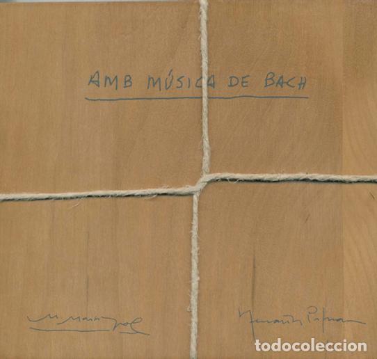 Manuscritos antiguos: Hern&aacute;ndez Pijuan. Ilustraci&oacute;n Manuscrito n&ordm; 7 Miquel Mart&iacute; I Pol. &rdquo;Amb m&uacute;sica de Bach&rdquo;.