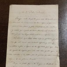 Manuscritos antiguos: CARTA MANUSCRITA DE JOSE M BARENYS. 1876 BARCELONA. INEDITA. CURIOSA DISERCION POLITICA. Lote 391125789