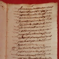 Manuscritos antiguos: VALENCIA AÑO 1651 MANUSCRITO EN VALENCIANO, SENTENCIA JUDICIAL 12 PÁGS.. Lote 391822684