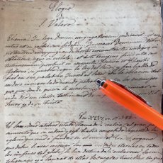 Manuscritos antiguos: SERMÓN PANEGÍRICO “ELOGIÓ “ DE SAN VALERO. Lote 394276949