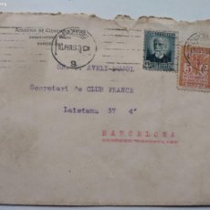 Manuscritos antiguos: CARTA MANUSCRITA I SIGNADA PER JOSEP COMAS I SOLÀ - OBSERVATORI FABRA - 1933. Lote 394298694