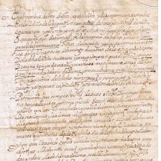 Manuscritos antiguos: ANTIGUO MANUSCRITO DE 1577 MATRIMONIALES EN VERGARA DE DOMINGO DE ARANA. Lote 396242469