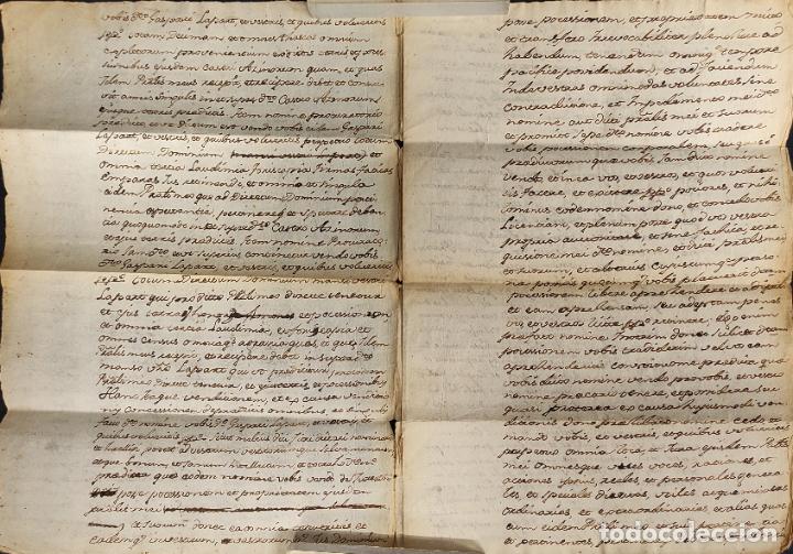 Manuscritos antiguos: ANTIGUO DOCUMENTO MANUSCRITO - LEER DESCRIPCION - - Foto 4