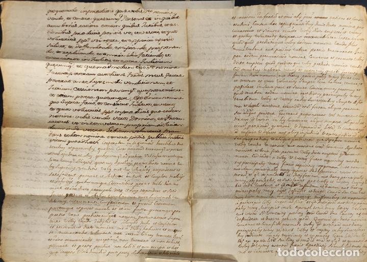 Manuscritos antiguos: ANTIGUO DOCUMENTO MANUSCRITO - LEER DESCRIPCION - - Foto 5