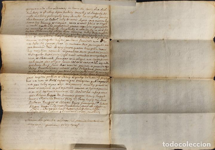 Manuscritos antiguos: ANTIGUO DOCUMENTO MANUSCRITO - LEER DESCRIPCION - - Foto 6