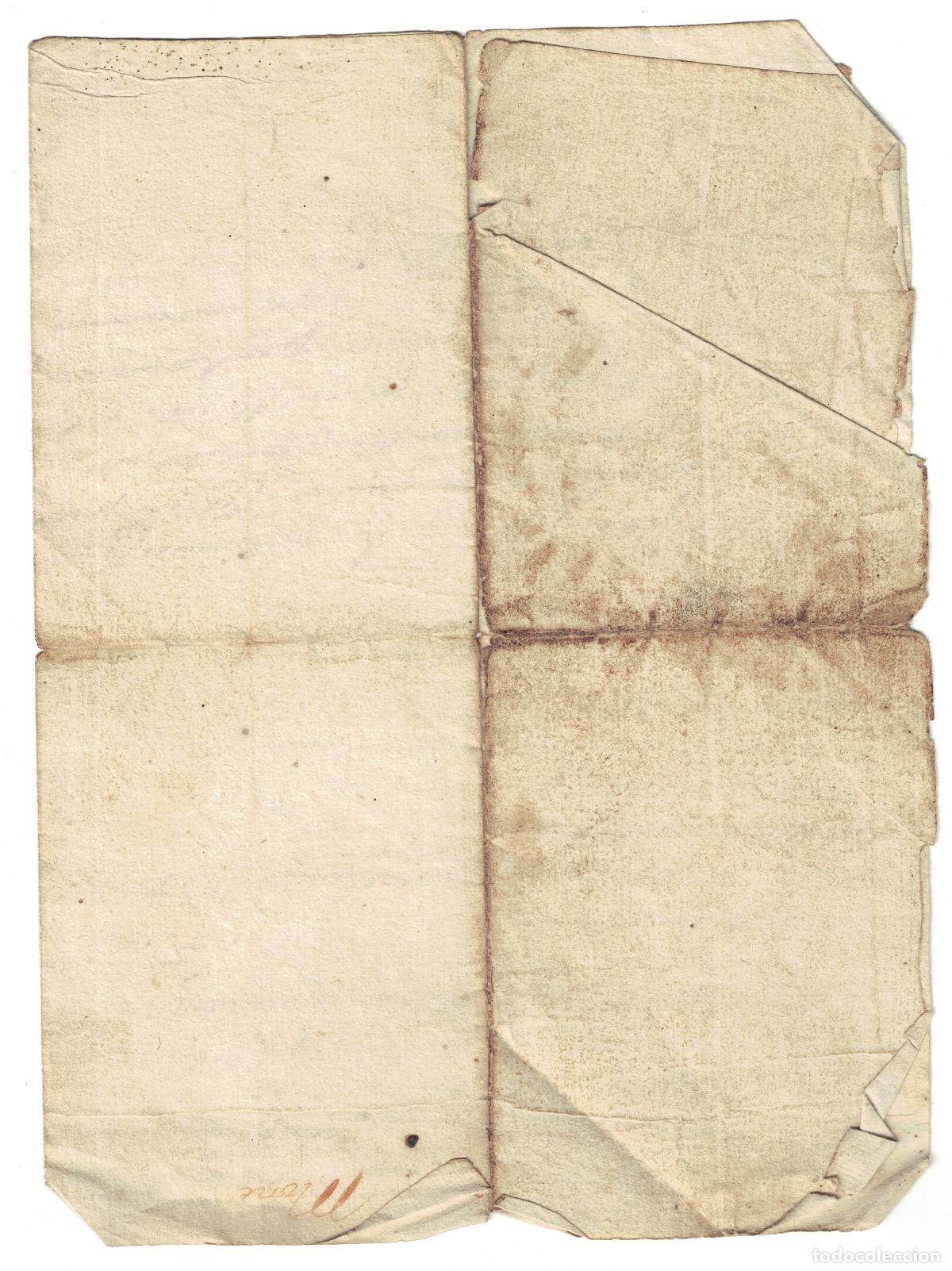 Manuscritos antiguos: 1654 - DOCUMENTO MANUSCRITO - - Foto 3