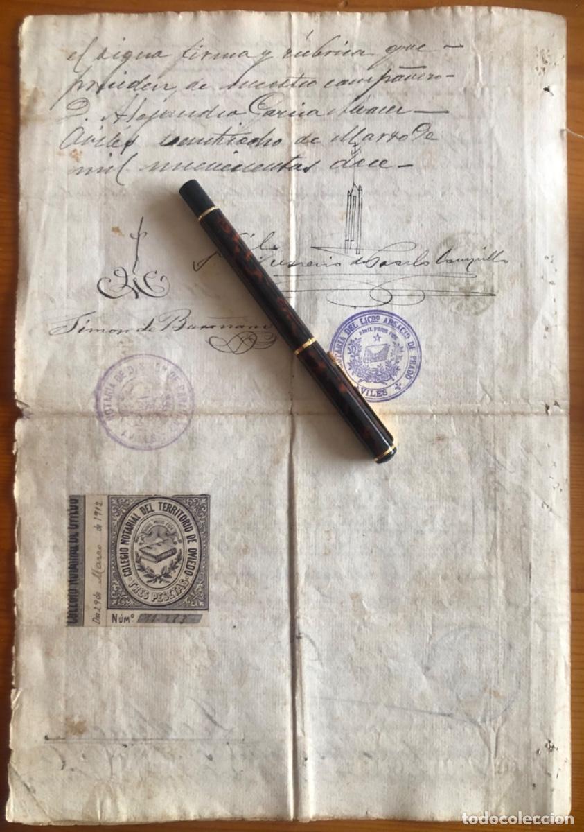 Manuscritos antiguos: LUARCA- ASTURIAS- MANUSCRITO 1883 - Foto 2