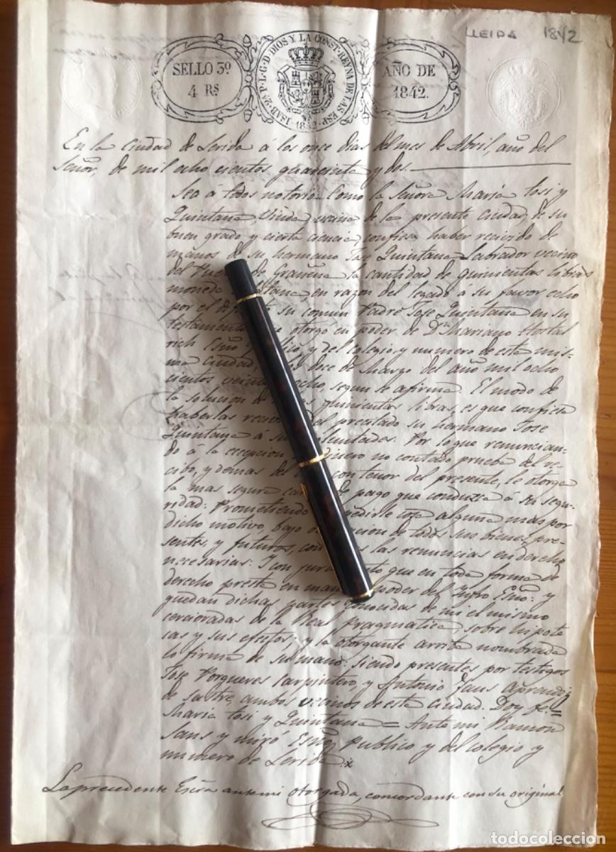 Manuscritos antiguos: LLEIDA- LERIDA- MANUSCRITO 1842 - Foto 1