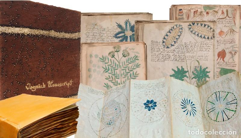 Manuscritos antiguos: FACSIMIL MANUSCRITO VOYNICH - ED SILO&Eacute; acta notarial numerado A ESTRENAR INCLUYE LIBRO DE ESTUDIOS