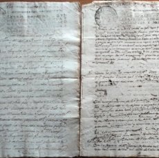 Manuscritos antiguos: SIERO - OVIEDO. DOS MANUSCRITOS DEL S. XVIII. AÑOS 1763 Y 1772.. Lote 398839224
