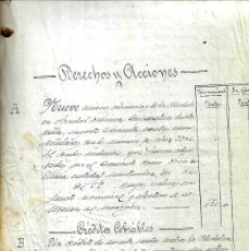 Manuscritos antiguos: M150- TIELMES -1.916- INVENTARIO DE RAMON SANCHEZ BARBERO POR HERENCIA EL 12-8-1.916. Lote 399221664