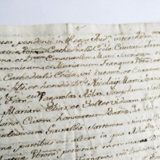 Manuscritos antiguos: MANUSCRITO CURADURÍA CANÓNIGOS CATEDRAL TARRAGONA 1737. Lote 401075974