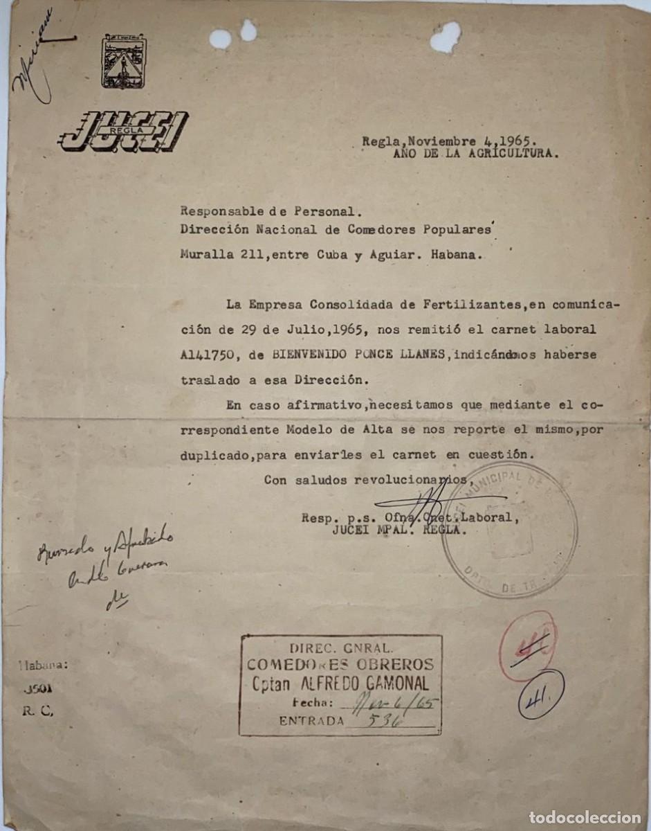 Manuscritos antigos: Documento firmado por el Che Guevara