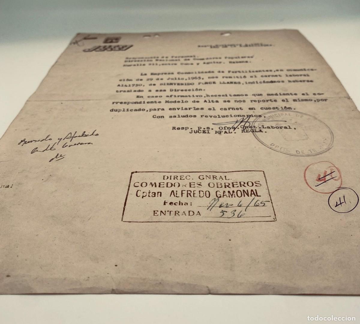 Manuscritos antiguos: Documento firmado por el Che Guevara - Foto 4