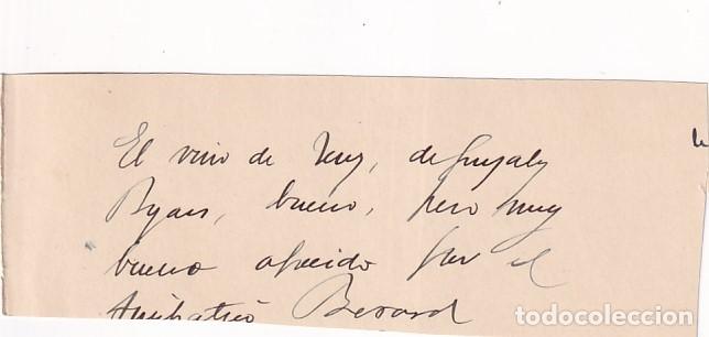 Manuscritos antiguos: Aut&oacute;grafo original o firma de Marlene Cartier. - Foto 2