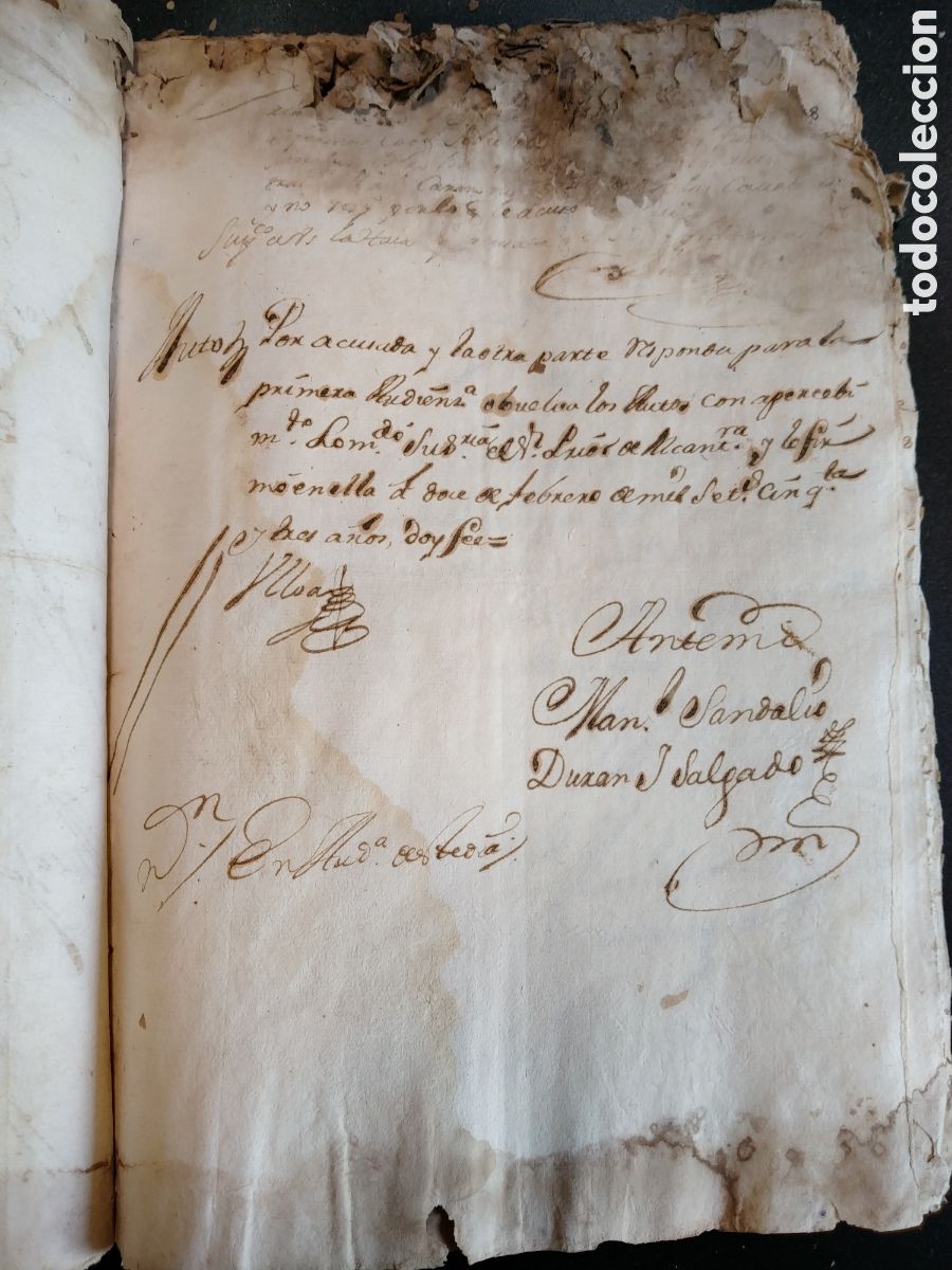 Manuscritos antiguos: ESCRITURA TESTAMENTARIA DE 1752. - Foto 5