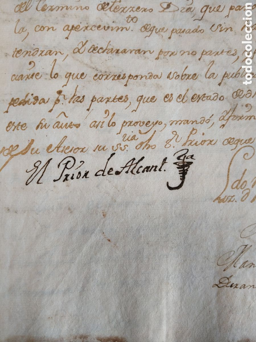 Manuscritos antiguos: ESCRITURA TESTAMENTARIA DE 1752. - Foto 8