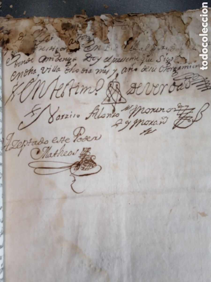 Manuscritos antiguos: ESCRITURA TESTAMENTARIA DE 1752. - Foto 9