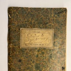 Manuscritos antiguos: ALBAIDA VALENCIA COLONOS DE DON JOSE TORMO Y JIMÉNEZ …. DEL LINAJE DE LOS TORMO Y JULIA.. ? (A.1866)