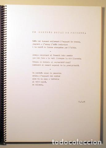 Manuscritos antiguos: GABRIEL - MECANOSCRIT DE POEMES DE GABRIEL (LA ROSSOR DE LA TENEBRA) - Foto 2