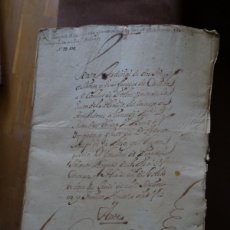 Manuscritos antiguos: TOLEDO, CONCURSO DE ACREEDORES Y VENTA JUDICIAL DE TIERRAS, 1734, 140 PAGS