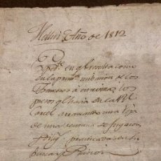Manuscritos antiguos: ALBACETE FUGA DE PRESOS DE LA CÁRCEL INVASION FRANCESES HELLIN AÑO 1812 GUERRA INDEPENDENCIA 50 PAG