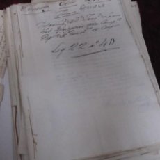 Manuscritos antiguos: MADRID. CONJUNTO DE DOCUMENTOS SIGLOS XVIII Y XIX, CASA C/ PIAMONTE Y OTROS