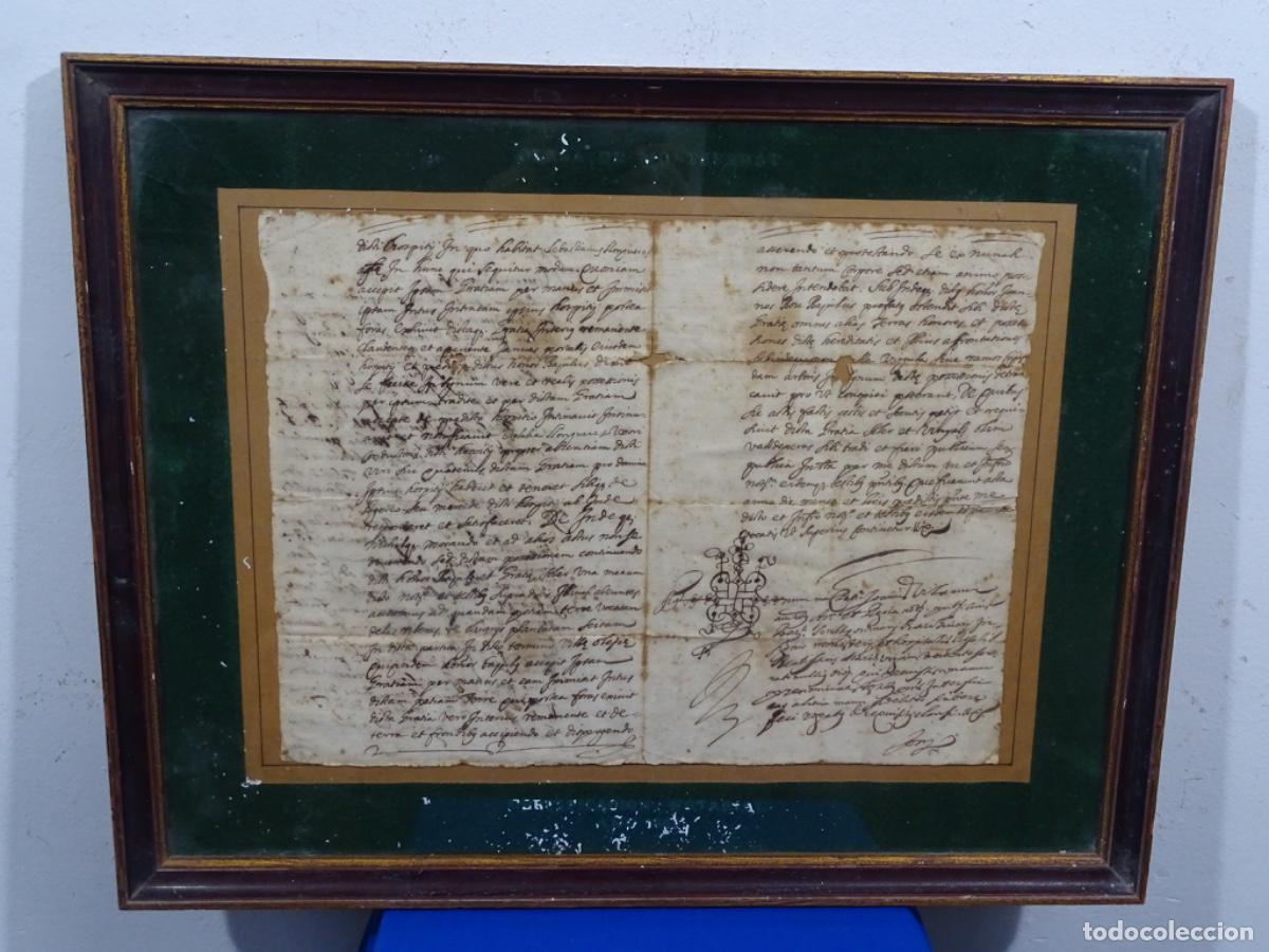 Alte Manuskripte: MANUSCRITO CERTIFICACI&Oacute;N NOTARIAL OLESA DE MONTSERRAT. SIGLO XVII.