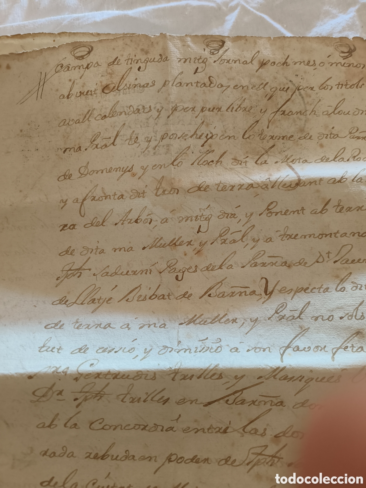 Manuscritos antiguos: Escrituras 1781 - Foto 4