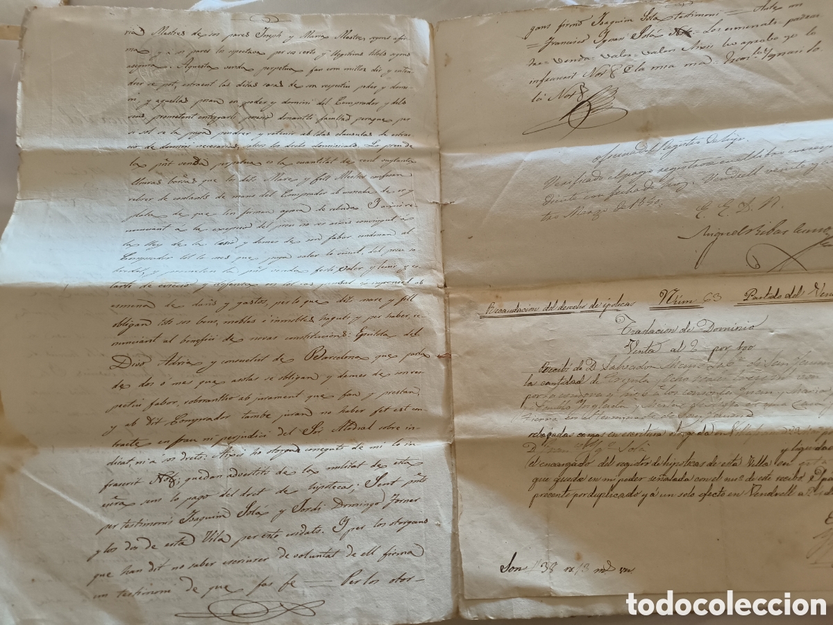 Manuscritos antiguos: Escrituras 1781 - Foto 15