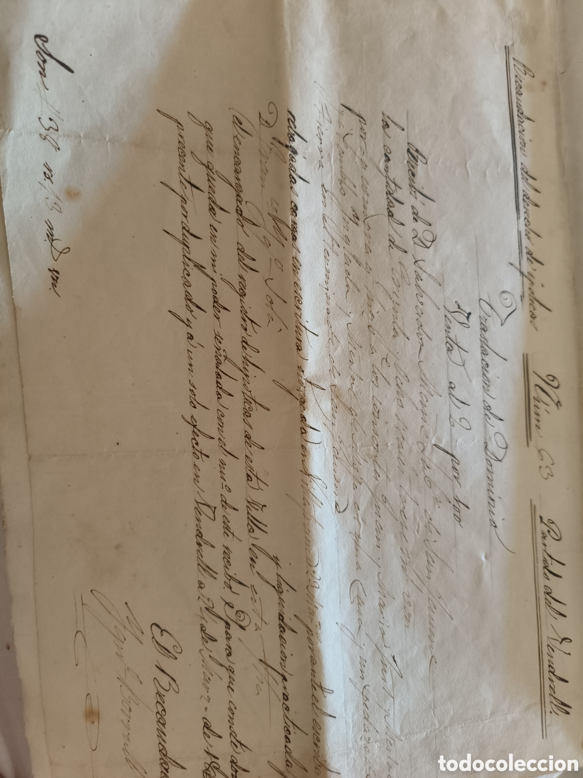 Manuscritos antiguos: Escrituras 1781 - Foto 16
