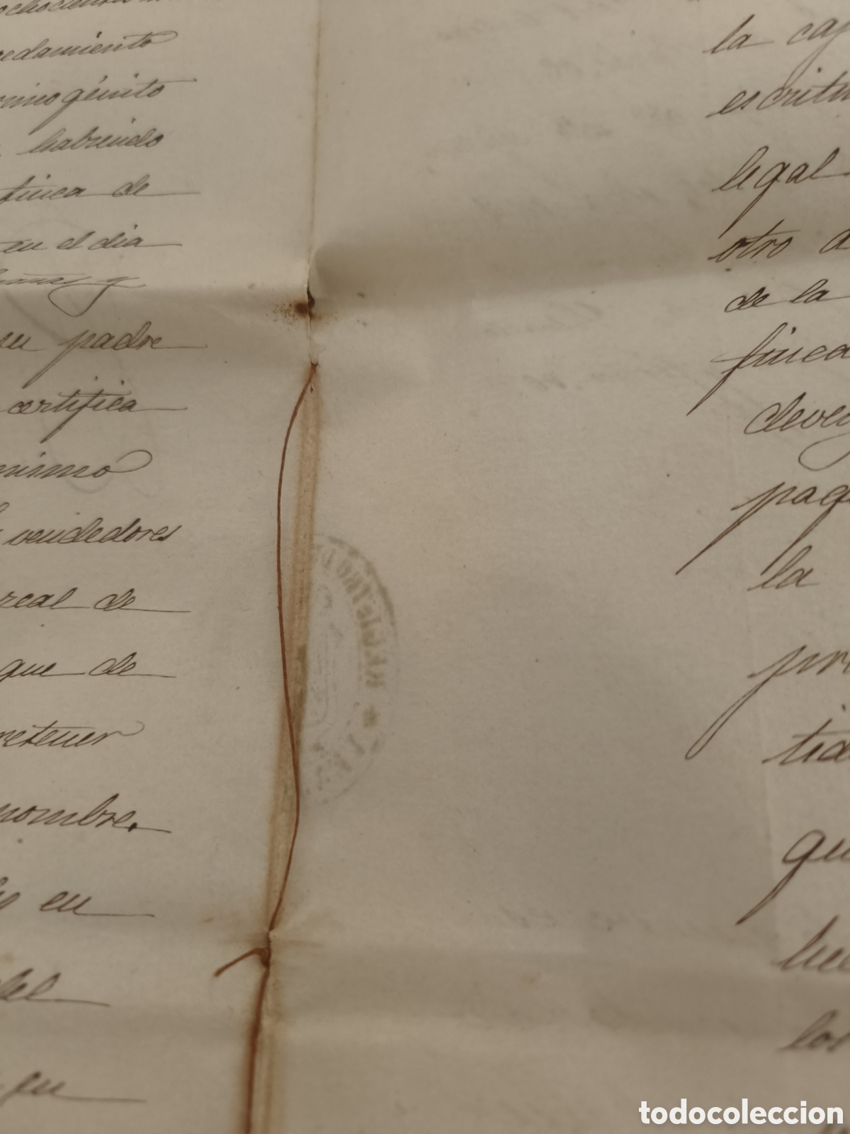 Manuscritos antiguos: Escrituras 1870 - Foto 7