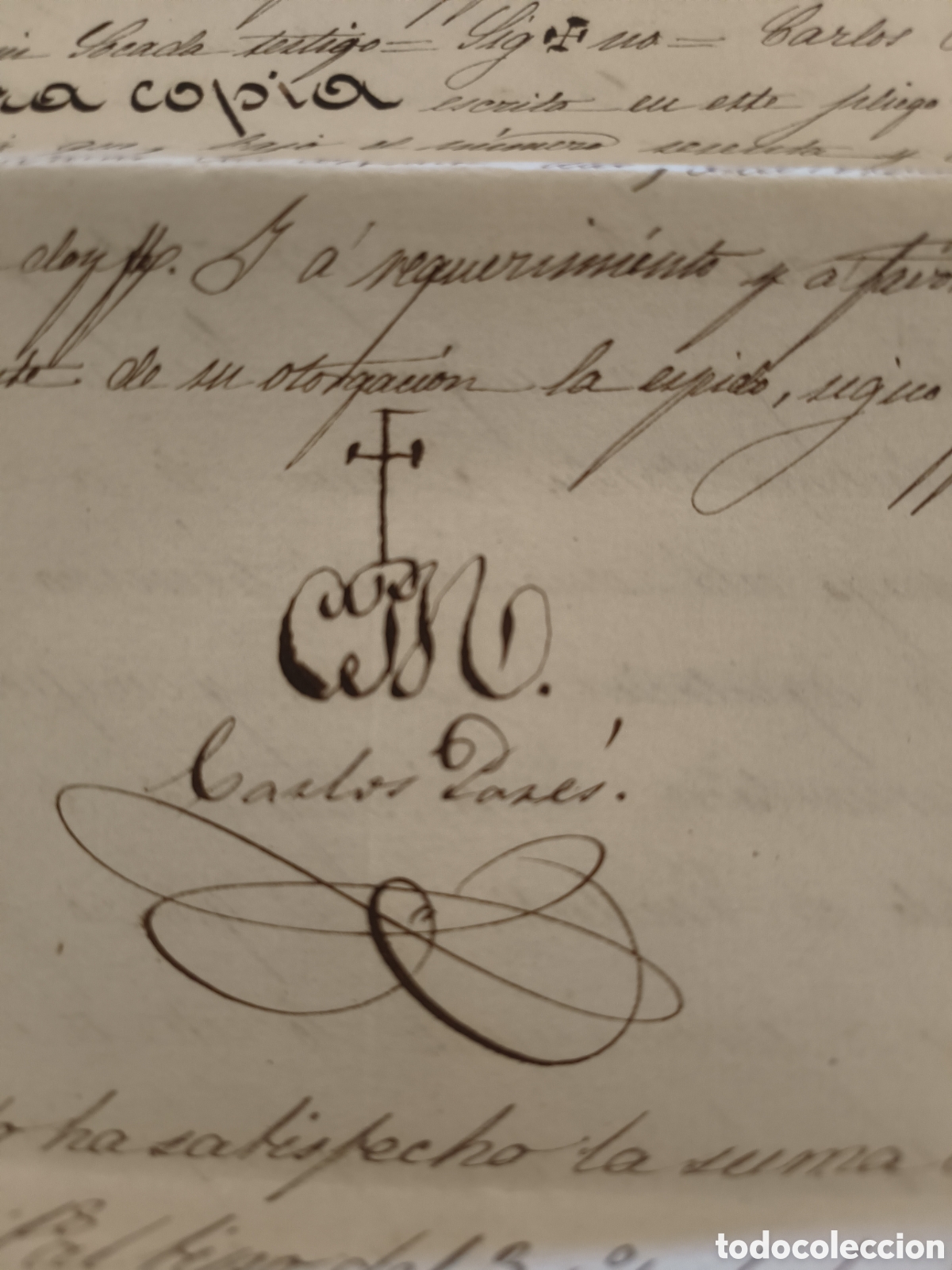Manuscritos antiguos: Escrituras 1870 - Foto 10