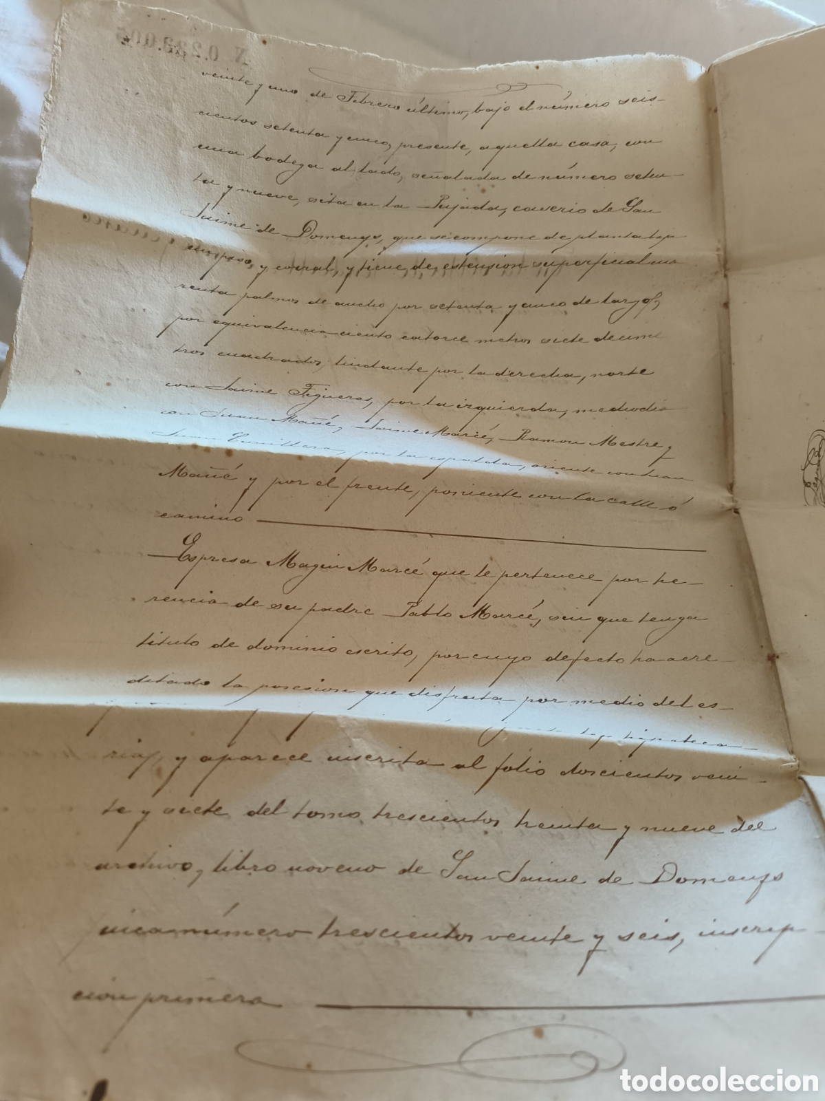 Manuscritos antiguos: Escritura venta 1886 - Foto 6