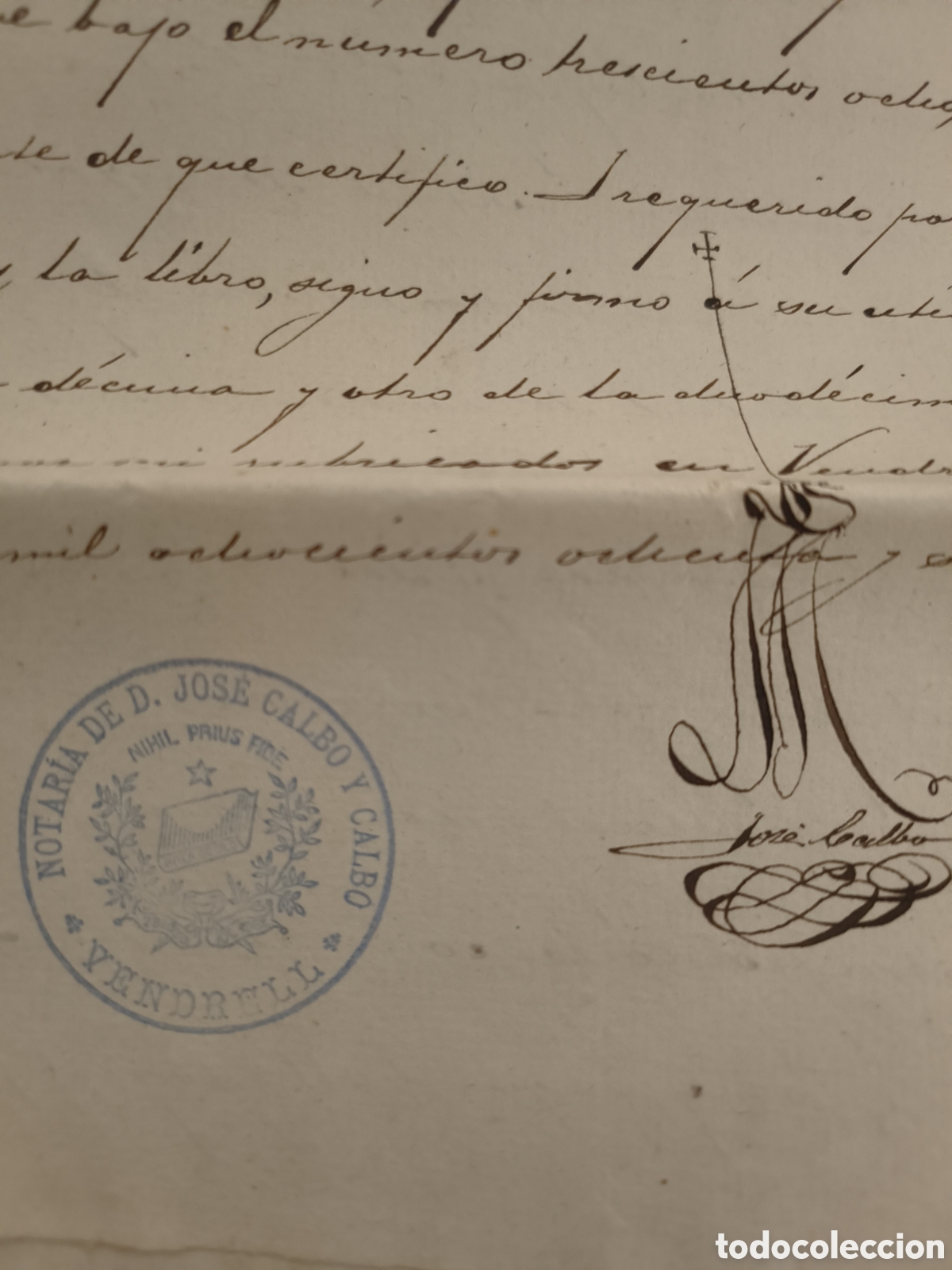 Manuscritos antiguos: Escritura venta 1886 - Foto 11