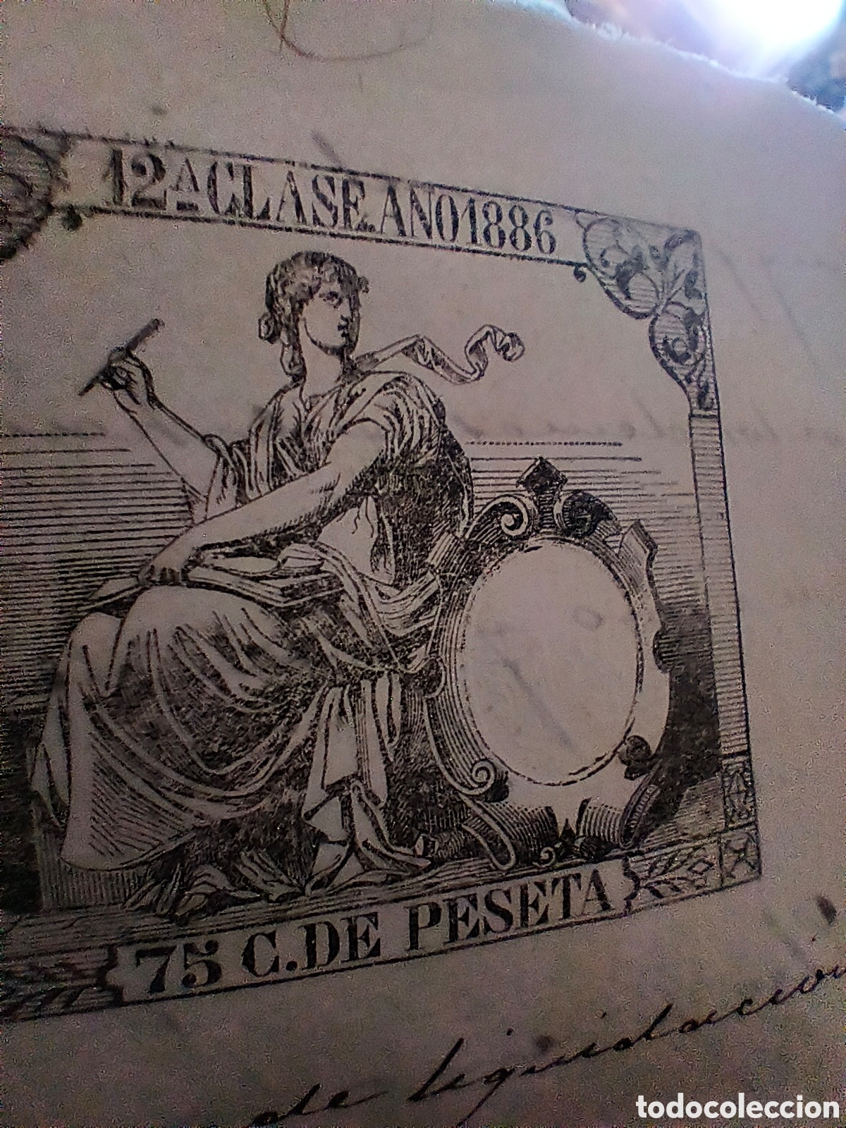Manuscritos antiguos: Escritura venta 1886 - Foto 14