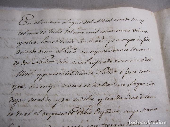 Manuscritos antiguos: VILLA DE TIVISSA, ALBIOL, 3 JULIO 1828 - Foto 12