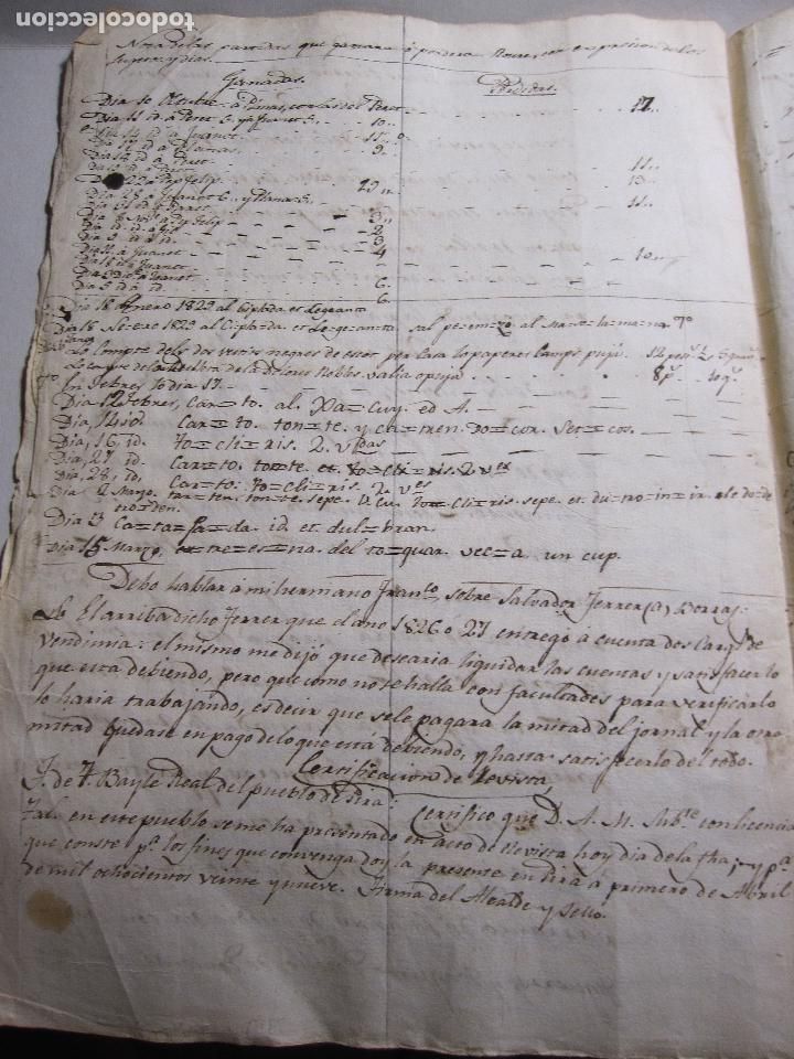 Manuscritos antiguos: VILLA DE TIVISSA, ALBIOL, 3 JULIO 1828 - Foto 15