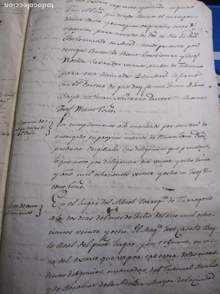Manuscritos antiguos: VILLA DE TIVISSA, ALBIOL, 3 JULIO 1828 - Foto 18