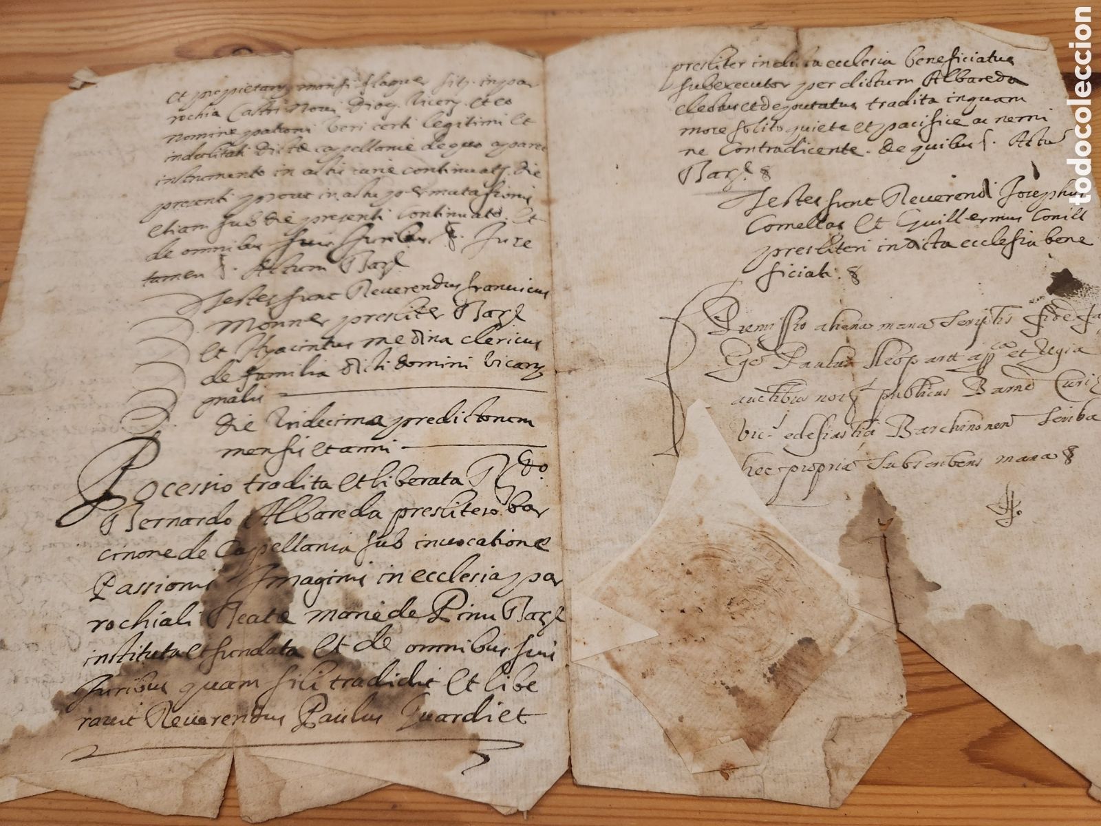 Manuscritos antiguos: Escritura SIGLO XVI - Foto 2
