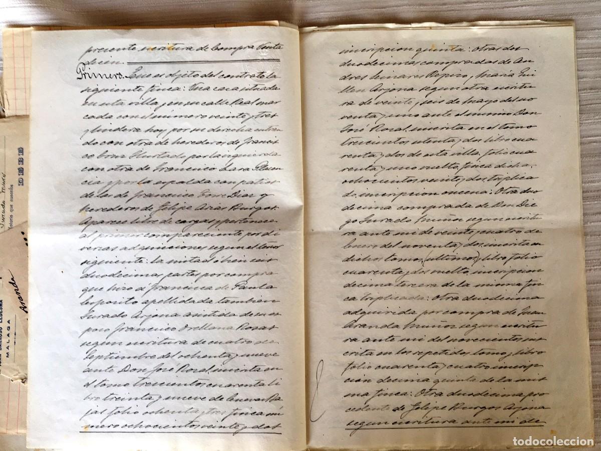 Manuscritos antiguos: Escrituras de compraventa de 1906 - Foto 5